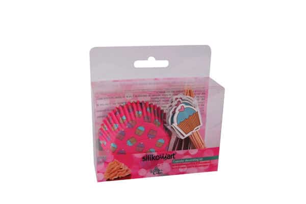 70.171.03.0063_003 Set de Capsulas Cupcakes y Toppers - Picks Cupcakes - Silikomart - Imagen 1