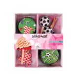 Set de Capsulas Cupcakes y Toppers - Picks Football - Silikomart