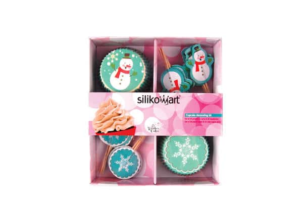 70.172.04.0065_003 - invierno Set de Capsulas Cupcakes y Toppers - Picks Winter - Silikomart - Imagen 1