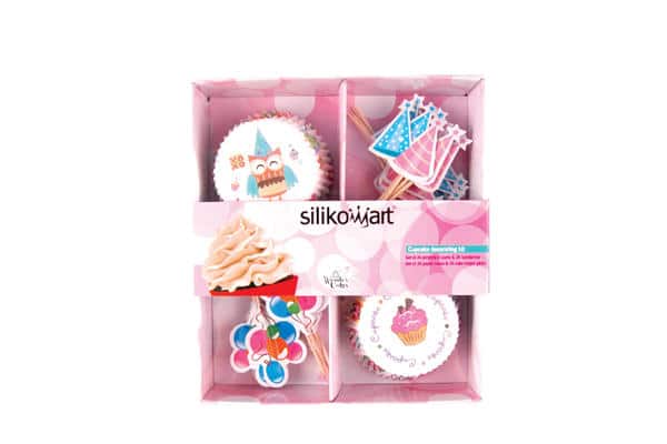 70.172.05.0065_003 - fiesta Set de Capsulas Cupcakes y Toppers - Picks Party - Silikomart - Imagen 1
