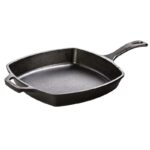 Sartén Cuadrada Lisa de Hierro Fundido de 26,67 Cm - Lodge.