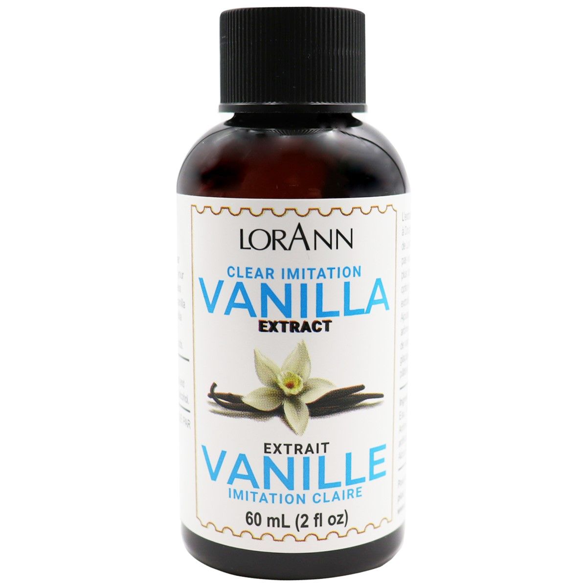 LorAnn_Oils_L2043_LorAnn_Clear_Artificial_Vanilla_Extract Extracto Artificial de Vanilla Clara - 60 ml - Lorann - Imagen 1