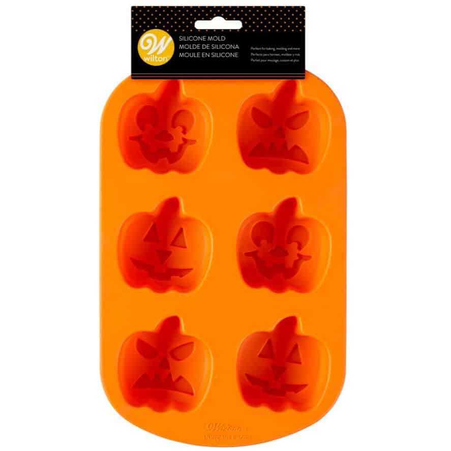 WILTON_03-0-0122_WILTON_SILICONE_MOLD_JACK-O-LANTERN Molde de Silicona Calabaza - Wilton - Imagen 1
