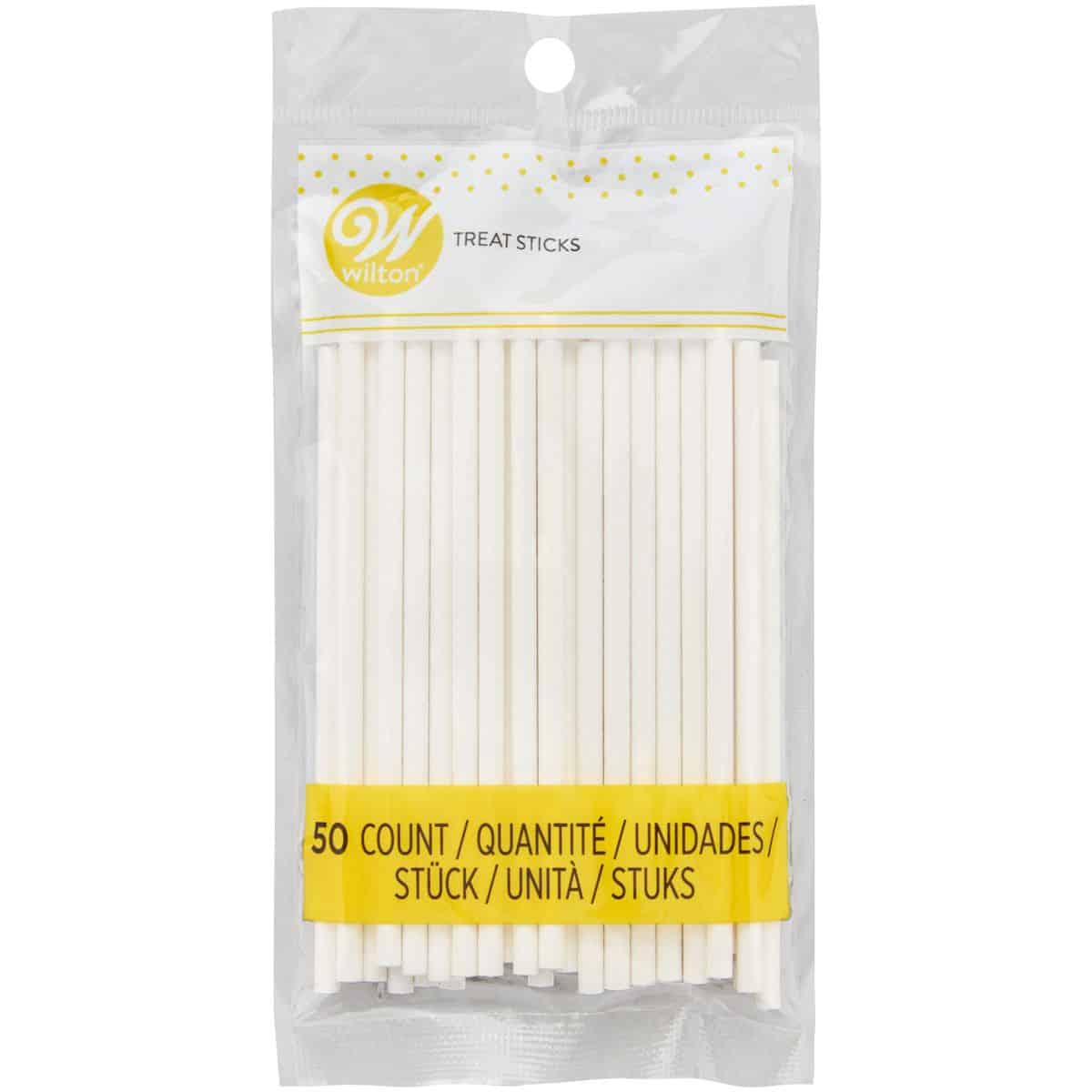 WILTON_05-0-0123_WILTON_LOLLIPOP_STICKS_10CM Palitos Piruletas de 10 cm - Cakepops - 50 unidades - Wilton - Imagen 1