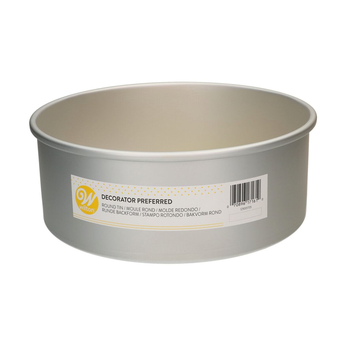 WILTON_129001705_WILTON_EXTRA_DEEP_ROUND_PAN_25CM Molde de Aluminio Redondo Extra Profundo Ø 25 X 10 cm - Wilton - Imagen 1