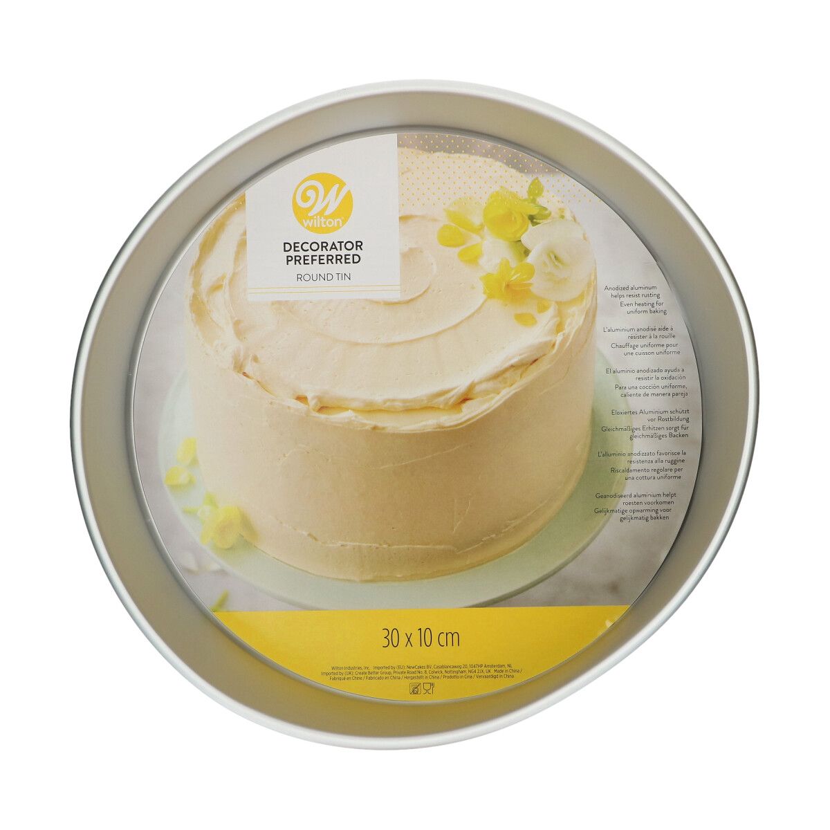 WILTON_129001706_Wilton_Extra_Deep_Round_Pan_27 Molde de Aluminio Redondo Extra Profundo Ø 30 X 10 cm - Wilton - Imagen 1