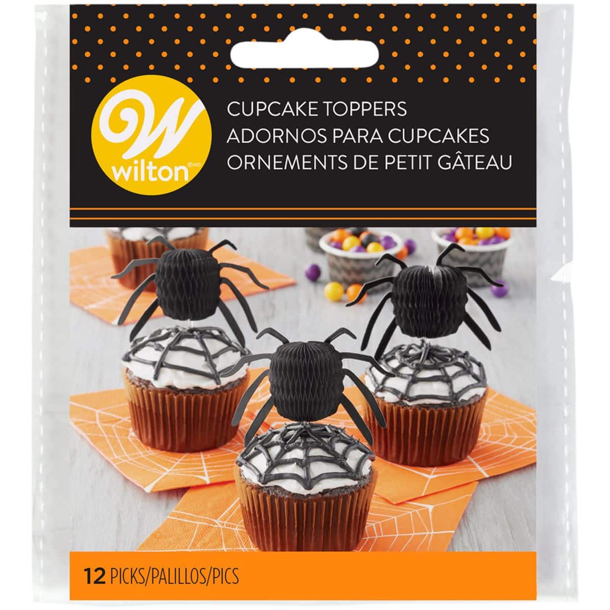 WILTON_2113-4143_WILTON_HONEYCOMB_SPIDER Cup Cake Topper Araña - Wilton - Imagen 1