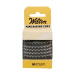 Mini Cápsulas Cupcakes - Color Negro Metálico - 160 unidades - Wilton