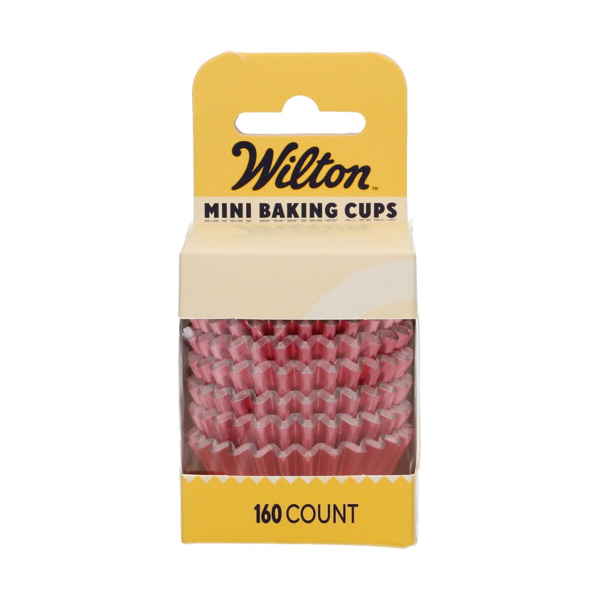 Wilton_02-0-0691_Wilton_Mini_Metallic_Baking_Cups_Rose_Gold Mini Cápsulas Cupcakes - Color Rosa Metálico - 160 unidades - Wilton - Imagen 1