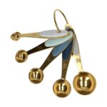 Set de Cucharas Medidoras de Acero Inoxidable Doradas - 5 Pcs - Wilton
