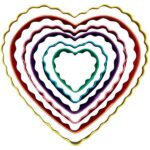 Set de Cortadores de Pasta Corazón Doble Cara - 6 Pcs - Wilton - Imagen 2