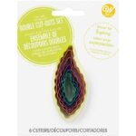 Set de Cortadores Pasta de Hojas Doble Cara - 6 Pcs - Wilton