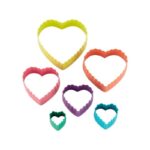 Set de Cortadores de Pasta Corazón Doble Cara - 6 Pcs - Wilton - Imagen 3