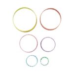 Set de Cortadores de Pasta Redondo Doble Cara - 6 Pcs - Wilton - Imagen 3